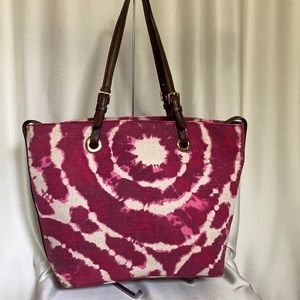 Michael Michael Kors canvas tie dye tote